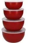 Kitchenaid Empire Red 4-teiliges Sch&uuml;ssel- Und Deckelset