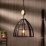 Brilliant Lampe Matrix Pendelleuchte 47cm Schwarz Antik 1x G95, E27, 60w, Geeignet