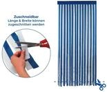 Maximex T&uuml;rvorhang Blau-wei&szlig;, Zuschneidbar, Blau, Polyester Blau Wei&szlig; - Blau
