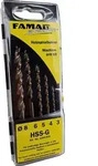 Famag Holzspiralbohrer Set 5-teilig Gr&ouml;&szlig;e 4-10, Hss-g Bohrer