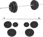 Vidaxl Barbell Set 30 Kg