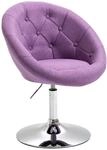 Svita - Havanna Sessel Lounge Violett Clubsessel Barhocker Drehsessel Retro