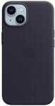 Apple Iphone 14 Leder Case - Violett - Magsafe - Tinte