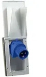 As-schwabe - Cee Caravan-einspeisungsstecker 3-polig Deckel Wei&szlig; 230v 16a Ip44