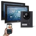 Goliath Pro Ip Videot&uuml;rsprechanlage App Anthrazit 1-familie 2x 10 Zoll 