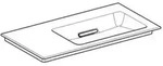Geberit One M&ouml;belwaschtisch Abgang Horizontal, Ablagefl&auml;che