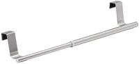 Wenko - T&uuml;r-handtuchstange Teleskop 60 Cm, Silber Matt, Edelstahl Rostfrei...