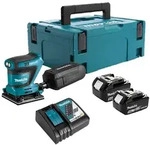 18v Lxt 112x102 Mm Schwingschleifer (2x5,0 Ah) Im Makpac-koffer - Makita Dbo480rtj