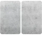 Herdabdeckplatten Universal Beton 2er Set, F&uuml;r Alle Herdarten, Mehrfarbig,