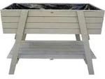 Habau - Hochbeet ''Alina'' Mit Ablage, 115 X 45 X 89,5 Cm