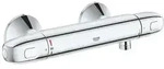 Grohtherm 1000 Thermostat-brausebatterie, Wandmontage, Professional Edition, Chrom -
