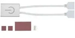 Paulmann - 70975 Touch Switch 144 W (max) Metall (b X H X T) 4.3 X 0.85 X 3 Cm 1 St.