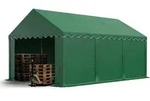 Toolport Lagerzelt 3x6 M Industriezelt Unterstand Pvc Plane 750 N Dunkelgr&uuml;n Mit