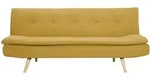 Miliboo - Schlafsofa Skandinavisches Design 3 Pl&auml;tze Gelb Senso