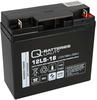 Quality Batteries - Q-Batteries 12LS-18 12V 18Ah Blei-Vlies-Akku / agm vrla mit VdS