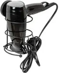 Vacuum-loc&reg; Haartrocknerhalter Milazzo Schwarz, F&ouml;hnhalter, Befestigen Ohne Bohren,