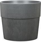 Scheurich Groove+ 30, Pflanzgef&auml;&szlig;/pflanzk&uuml;bel, Rund, Aus Kunststoff Farbe:
