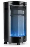 Blumfeldt Bonaparte Fire Gasheizger&auml;t 4200w Elektr. Z&uuml;ndung Bodenrollen Ods-system