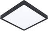 Led Aufbauleuchte Fueva 5 schwarz 28,5 x 28,5 cm neutralweiß Deckenleuchte - Eglo