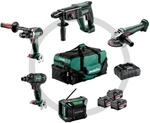 Metabo - Akku Combo Set Bauhandwerk 5.2, Bs 18 Ltx Bl + Kh 18 Ltx 24 + W 18 L...