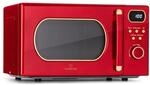 Klarstein Mikrowelle Mit Grill, 800 Watt Mikrowelle Klein, 3-in-1edelstahl-mikrowelle