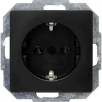 Einsatz Steckdose Paris Schwarz (matt) 923550080 1 St. - Kopp