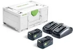 Festool - Energie-set Sys 18v 2x5,0/tcl 6 Duo