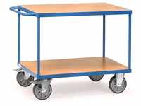 Fetra - Tischwagen mit Holzwerkstoffplatten 2 Etagen 1047x509x860mm Außenmaße
