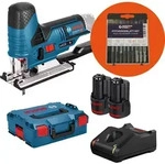 Bosch Akku-stichs&auml;ge Gst 12v-70 / 2x 2,0 Ah Akku + Ladeger&auml;t + Ws24