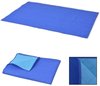 Picknickdecke Blau und Hellblau 100x150 cm vidaXL752535