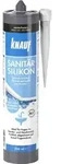 Knauf - Sanit&auml;r-silikon Samtschwarz 300 Ml Silikon Sanit&auml;r Bad Dusche Dichtstoff