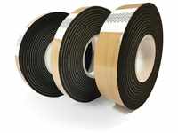 8m Komprimierband Acryl 300 40/4, Bandbreite 40mm, expandiert von 4 auf 20mm,