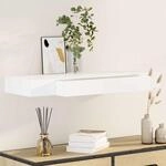 Wandregal Mit Schublade Mdf Wei&szlig; Vidaxl