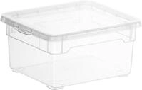 Rotho Aufbewahrungsbox Clear Small Inkl. Deckel 2 L Kunststoffbox Box