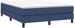 Boxspringbettgestell Blau 140x200 Cm Stoff Vidaxl