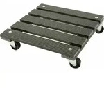 Pflanzenroller Wpc, 30 X 30 Cm, Anthrazit Tragkraft: 60 Kg