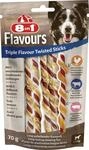 Zolux - 8in1 Flavours Kaustange Triple Flavour Twists 113 G Hundeleckerlis