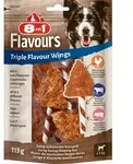 8in1 - Flavours Kaustange Triple Flavour Wings 113 G Hundeleckerlis