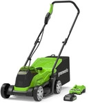 33cm 24v Brushless Schub-rasenm&auml;her - 2,0ah Batterie - Ladeger&auml;t - Gd24lm33k2...