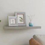 Schweberegal Betongrau 60x23,5x3,8 Cm Mdf Vidaxl