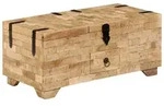 Couchtisch Massivholz Mango 80x40x35 Cm Vidaxl