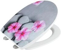 Wc-sitz Pretty Mit Hochglanz-oberfl&auml;che, Aus Bruchstabilem Thermoplast, Mehrfarbig,