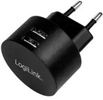 Logilink - Usb Ladeger&auml;t 10.5 W 2x Usb-a Schwarz Innenbereich