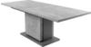 Säulentisch mit Auszug britta 160cm / Esszimmertisch grau / Ess-Tisch auf 210...