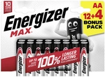 Energizer - Max Mignon (aa)-batterie Alkali-mangan 1.5 V 16 St.