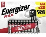 Energizer - Max Micro (aaa)-batterie Alkali-mangan 1.5 V 20 St.