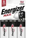 Energizer - Max Alkaline E-block Batterie 9 V, 3er Pack Batterien