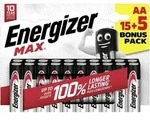 Energizer - Max Mignon (aa)-batterie Alkali-mangan 1.5 V 20 St.