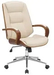 B&uuml;rostuhl Yankton Walnuss/creme