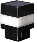 Led-pfostenkappe 2er Set F&uuml;r Vierkant-pfosten 40x40 Mm